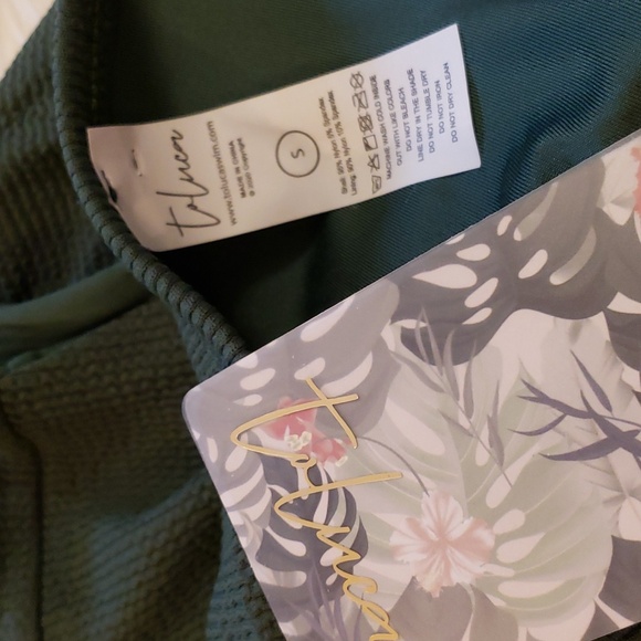 Toluca Swim Venus Midi Long Cross-back one-piece - Palm - Picture 4 of 12